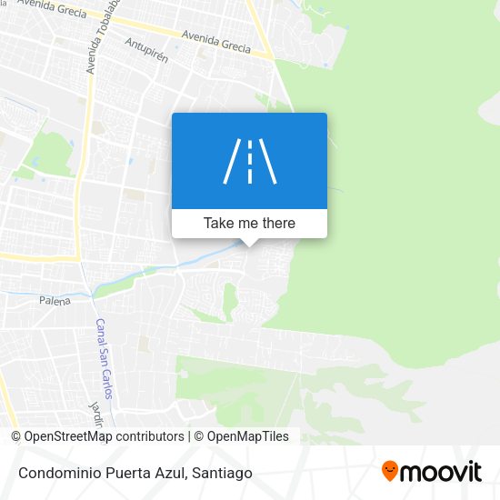 Condominio Puerta Azul map