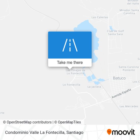 Condominio Valle La Fontecilla map