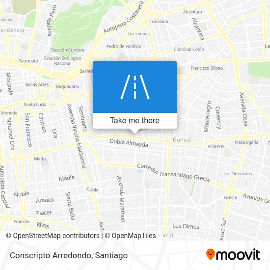 Conscripto Arredondo map