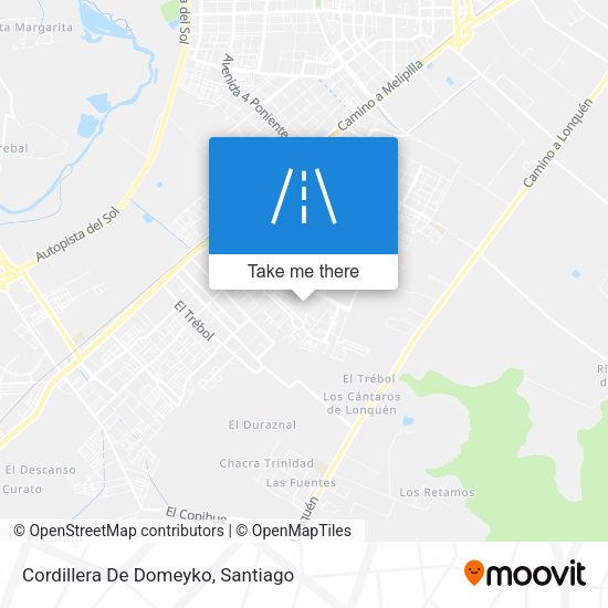 Mapa de Cordillera De Domeyko