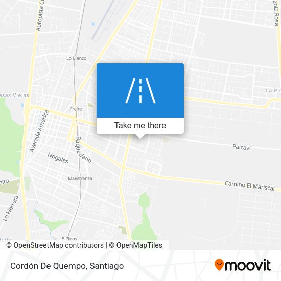 Cordón De Quempo map