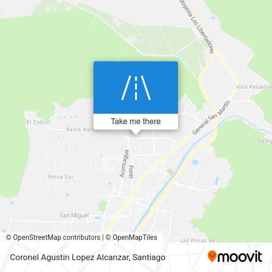 Coronel Agustin Lopez Alcanzar map