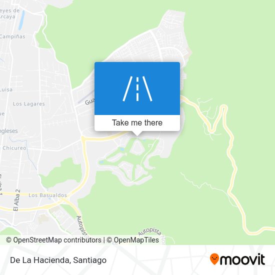 Mapa de De La Hacienda