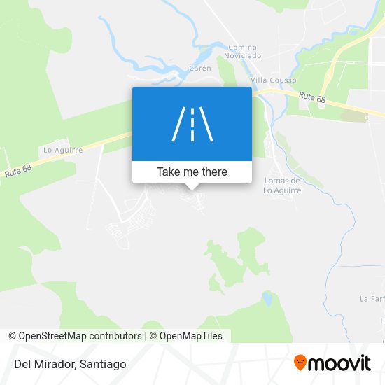 Mapa de Del Mirador