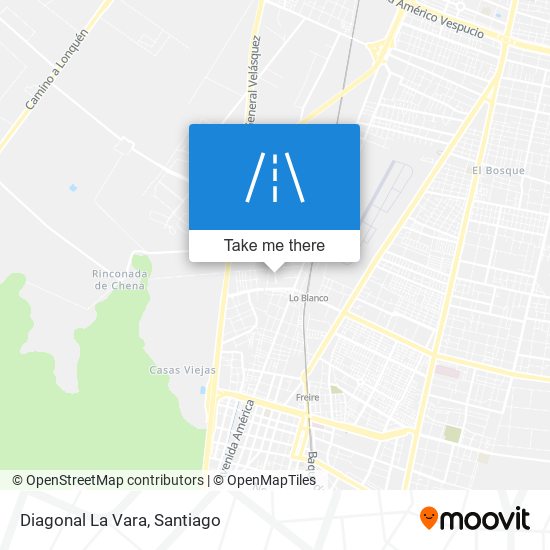 Mapa de Diagonal La Vara