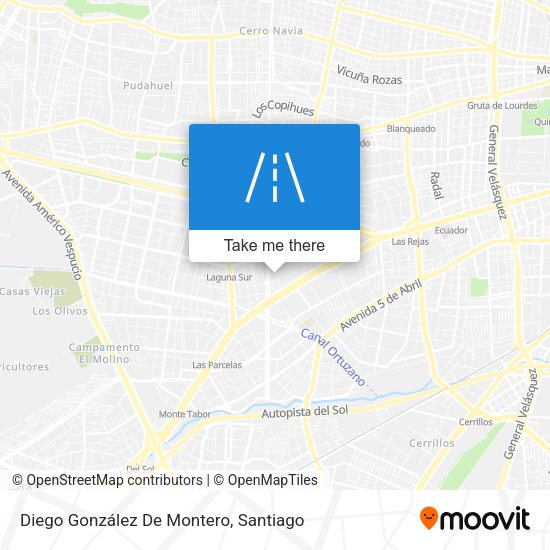 Diego González De Montero map