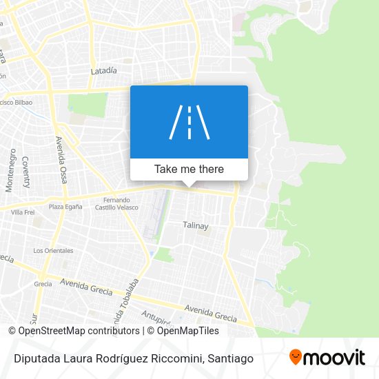Diputada Laura Rodríguez Riccomini map
