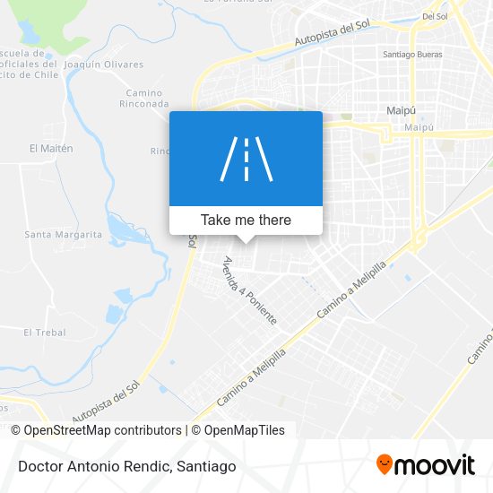 Doctor Antonio Rendic map