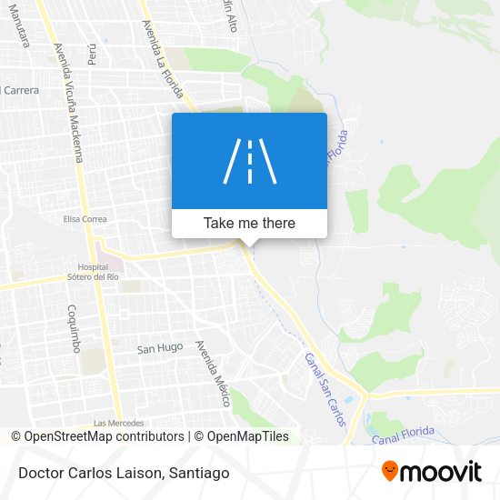 Doctor Carlos Laison map