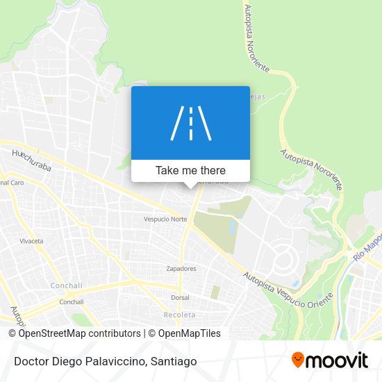 Doctor Diego Palaviccino map