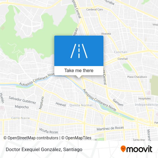 Doctor Exequiel González map