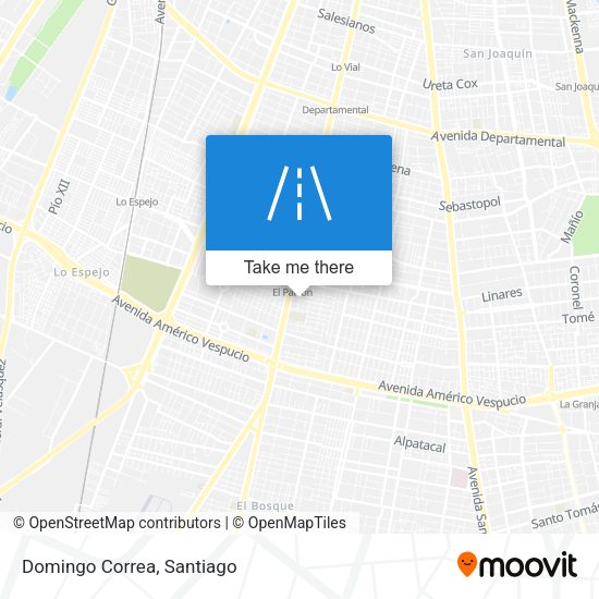 Mapa de Domingo Correa