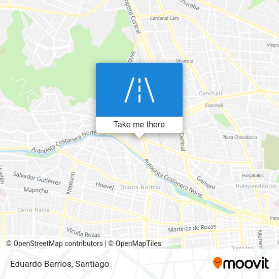 Mapa de Eduardo Barrios