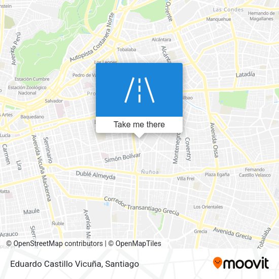 Eduardo Castillo Vicuña map