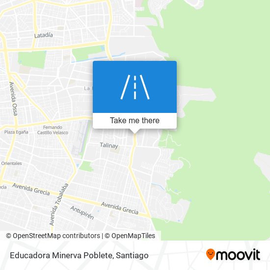 Educadora Minerva Poblete map