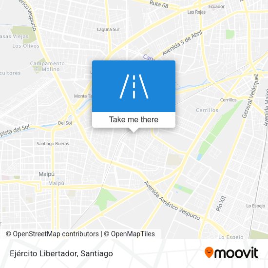 Ejército Libertador map