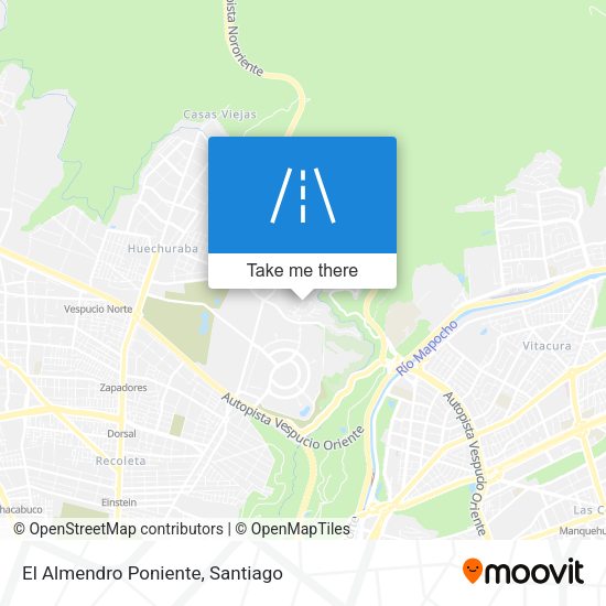 El Almendro Poniente map