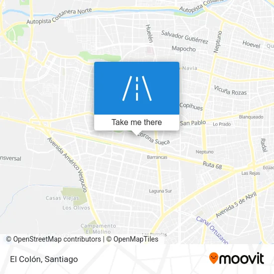 El Colón map