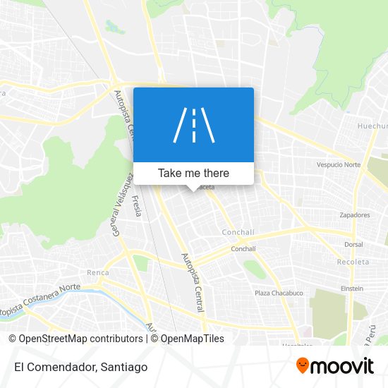 Mapa de El Comendador