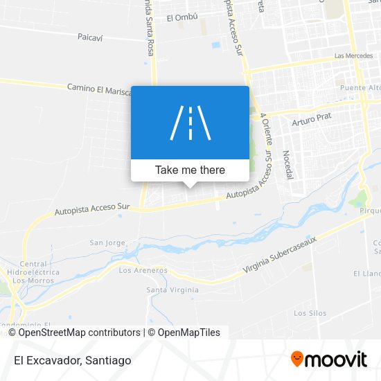 Mapa de El Excavador