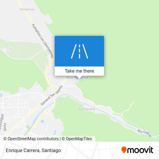 Mapa de Enrique Carrera