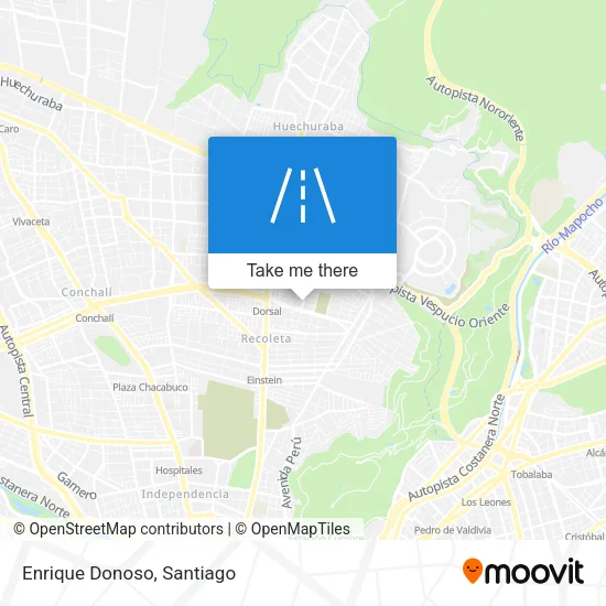 Mapa de Enrique Donoso