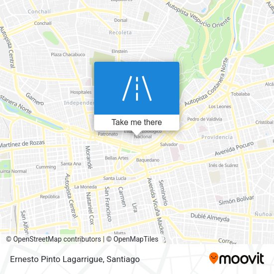 Ernesto Pinto Lagarrigue map