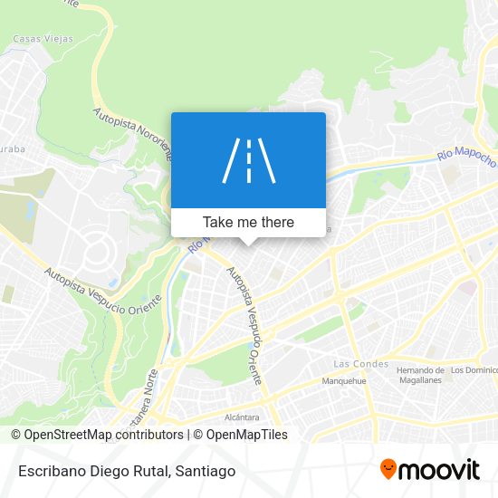 Escribano Diego Rutal map
