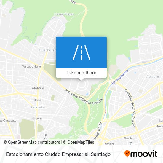 Mapa de Estacionamiento Ciudad Empresarial