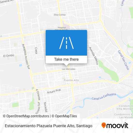 Estacionamiento Plazuela Puente Alto map