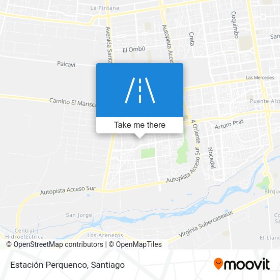 Estación Perquenco map