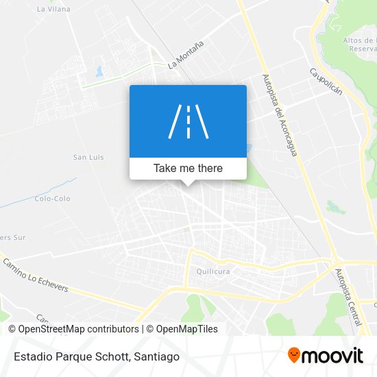 Mapa de Estadio Parque Schott