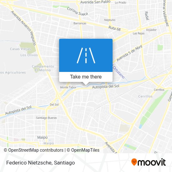 Mapa de Federico Nietzsche