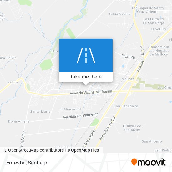 Forestal map