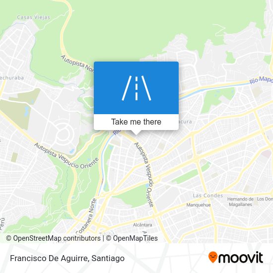 Mapa de Francisco De Aguirre