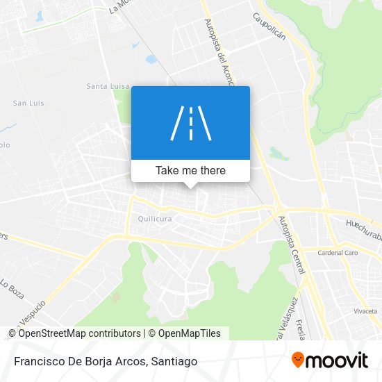 Francisco De Borja Arcos map