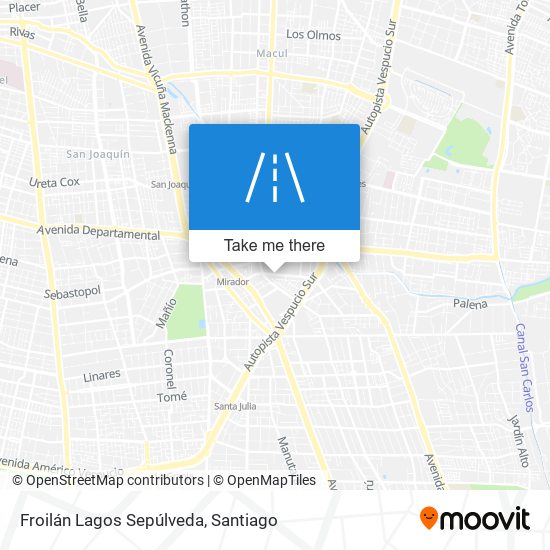 Froilán Lagos Sepúlveda map