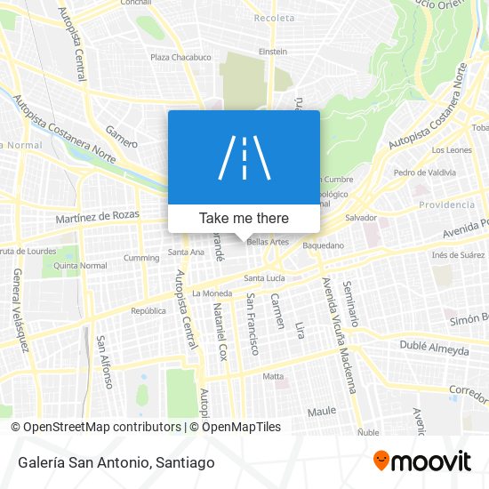 Galería San Antonio map