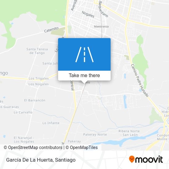 García De La Huerta map