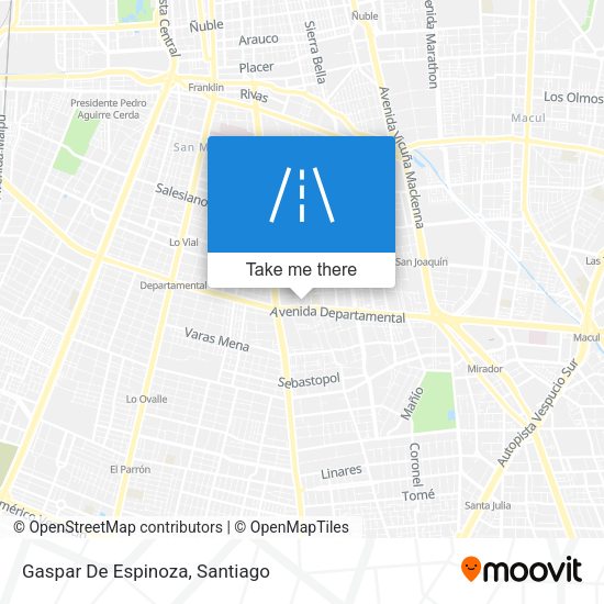 Mapa de Gaspar De Espinoza