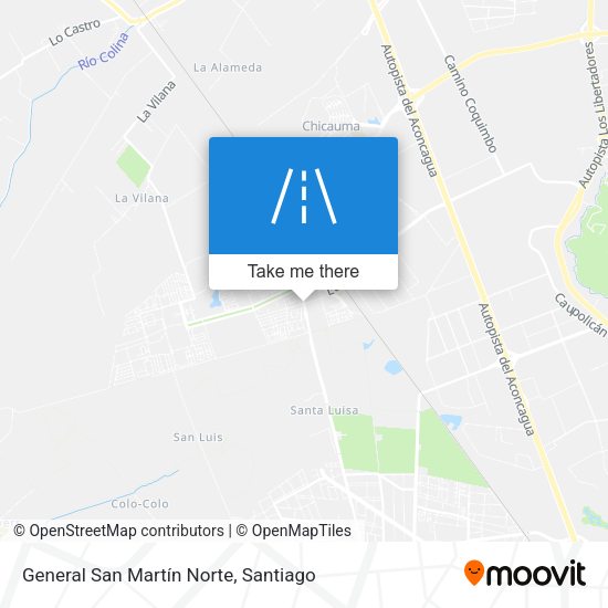General San Martín Norte map