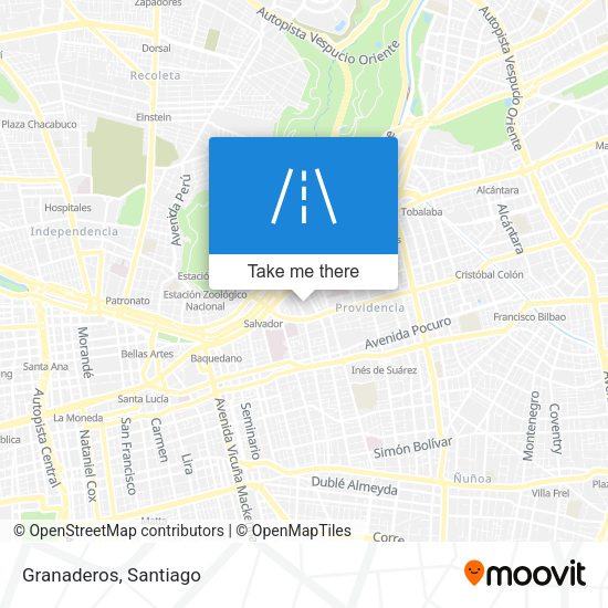 Mapa de Granaderos