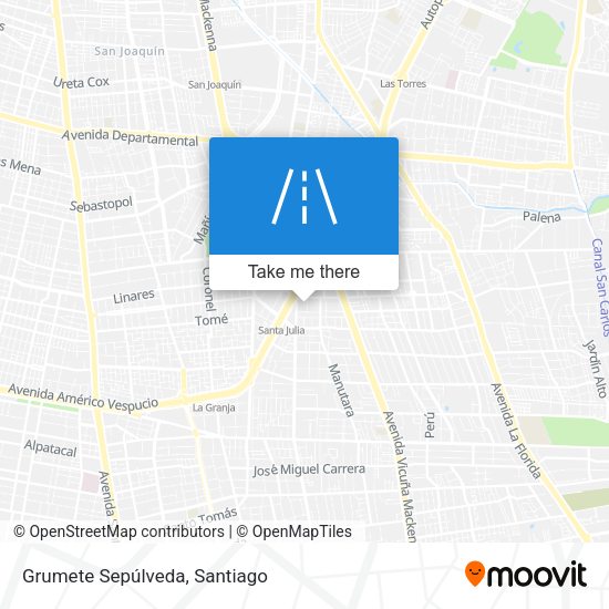 Grumete Sepúlveda map