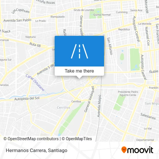 Hermanos Carrera map