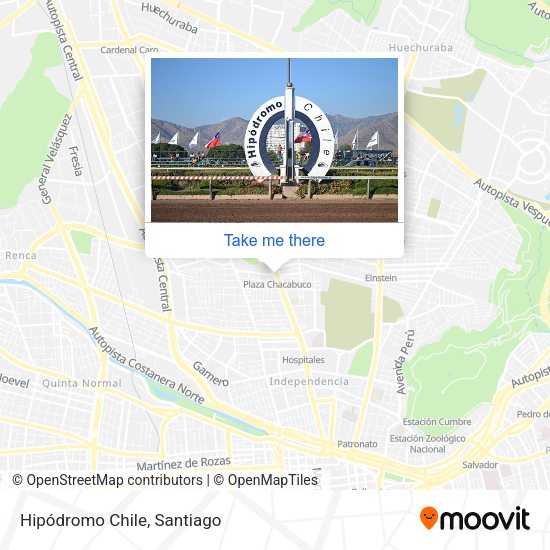 Mapa de Hipódromo Chile
