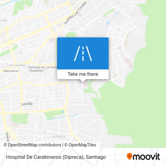 Mapa de Hospital De Carabineros (Dipreca)