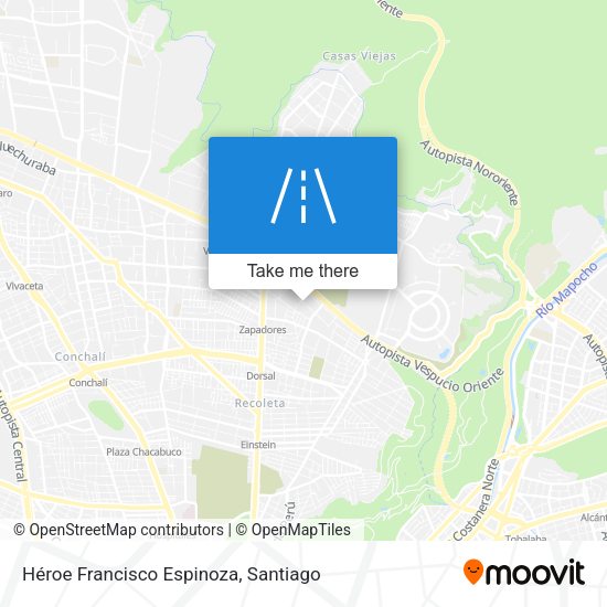Mapa de Héroe Francisco Espinoza