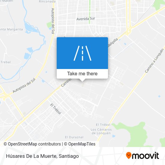 Húsares De La Muerte map