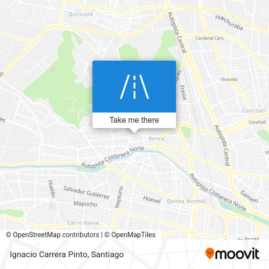 Mapa de Ignacio Carrera Pinto