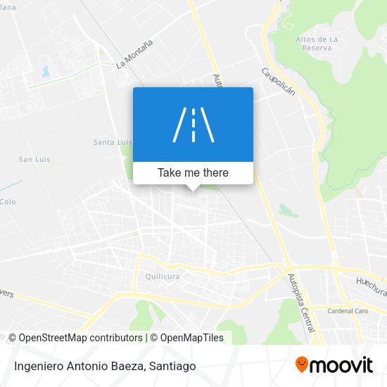 Ingeniero Antonio Baeza map